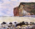 Klippen von Les Petites Dalles Claude Monet Strand